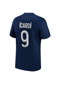 Paris Saint-Germain Mauro Icardi #9 Voetbaltruitje Thuis tenue 2022-23 Korte Mouw